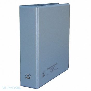 DESCO 3-Ring Binder 3 Blue, 9EW86