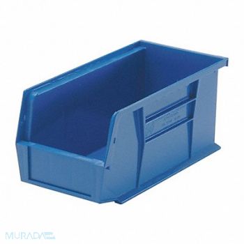 QUANTUM STORAGE SYSTEMS F0600 Hang and Stack Bin Blue PP 5 in, 9EW98