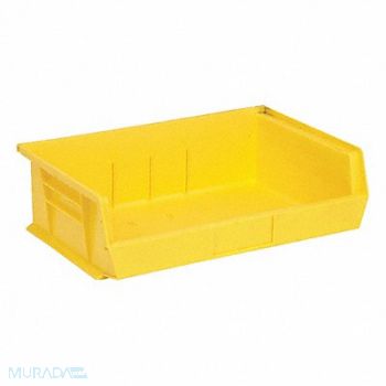 QUANTUM STORAGE SYSTEMS F0606 Hang and Stack Bin Yellow PP 5 in, 9EWA0