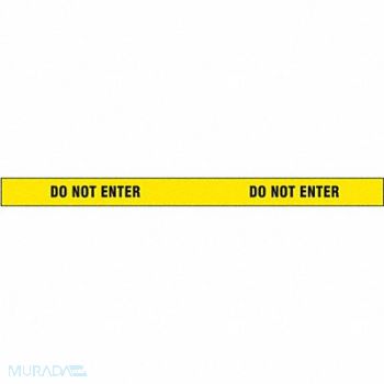 GRAINGER APPROVED Barricade Tape Yellow/Black 180ft x 2 In, 9EXU8