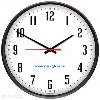 AMERICAN TIME Wall Clock Analog Battery, 9EXY7
