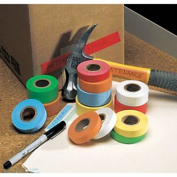 ROLL PRODUCTS Masking Tape 1 W 60 yd L Red, 9LUZ3