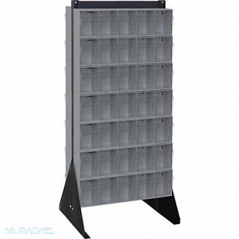 QUANTUM STORAGE SYSTEMS Bin Storage Rack Powder Coated 52 in, 9F663