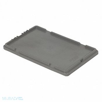 LEWISBINS Lid Gray Polyethylene 20.4 in, 9F858