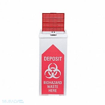 GRAINGER APPROVED Biohazard Burn Box 27 in H PK6, 9TXM5