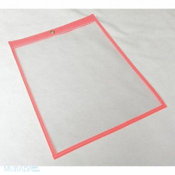 BAW PLASTICS Shop Env 12 x 9 In Fluor Orn Plstc PK50, 9G496