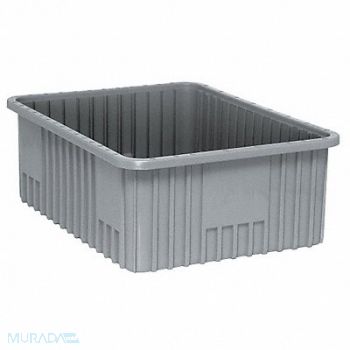 QUANTUM STORAGE SYSTEMS Divider Box Gray Polypropylene 12, 9G853