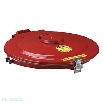 GRAINGER APPROVED Drum Cover Red Steel 55 gal, 9G926