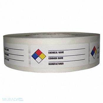 HARRIS NFR Label Paper 3-1/8 in W PK1000, 9GM30