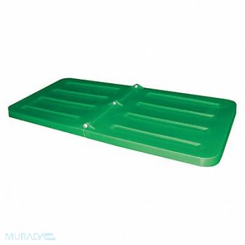 GRAINGER APPROVED Truck Lid Green Fits 16-9/10 cu ft., 9GM87