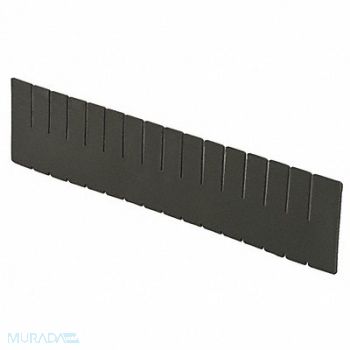 LEWISBINS Divider Black Polyethylene 4 7/16 in, 9GP71