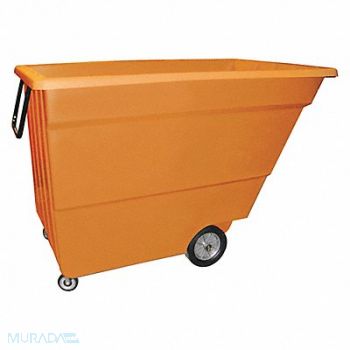 GRAINGER APPROVED Tilt Truck Light-Duty 1-3/4 cu yd Orange, 9GW62
