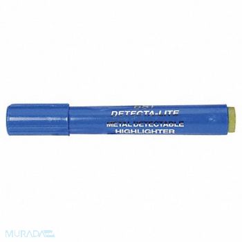 DETECTAPRO Metal Detectable Highlighter Yellow PK10, 9GZ40