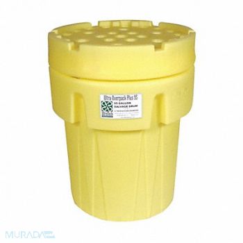 ULTRATECH Overpack Drum Yellow 0.145in, 9HN10