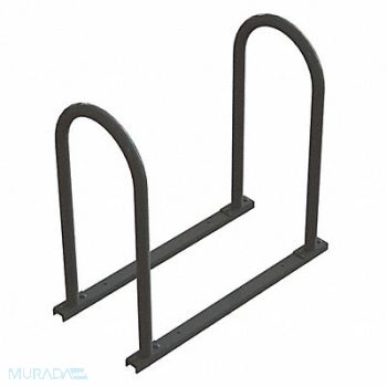 MADRAX Bike Rack 2-Sided 4-Bike Black/Silver, 9HN41