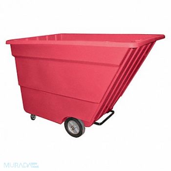 GRAINGER APPROVED Tilt Truck Light-Duty 2-1/4 cu yd. Red, 9HN59