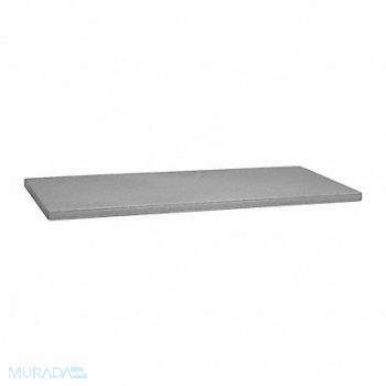 TENNSCO Shelf 48 In x 24 In x 1-5/16 In Gray, 9HV63