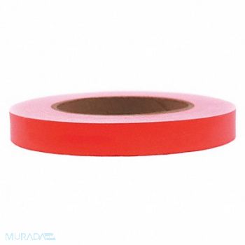 ROLL PRODUCTS Masking Tape 1 W 60 yd L Red, 9HW37