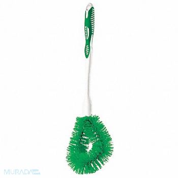LIBMAN Toilet Brush 12 in L Green/White, 100G92