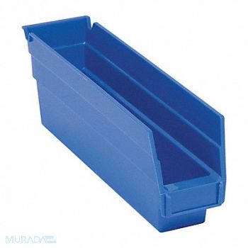 QUANTUM STORAGE SYSTEMS F0612 Shelf Bin Blue Polypropylene 4 in, 9HZT0