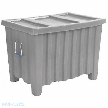 MYTON INDUSTRIES Bulk Container Gray, 8PH53