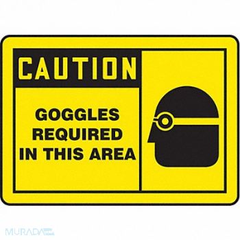 ACCUFORM Safety Label 3 1/2 inx5 in Vinyl PK5, 9JAC4