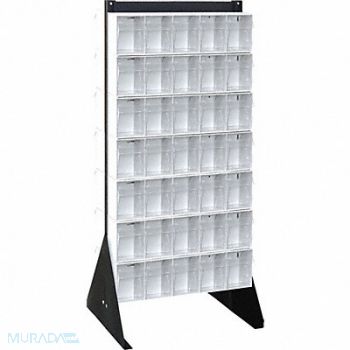QUANTUM STORAGE SYSTEMS Bin Storage Rack Powder Coated 52 in, 9JAT4