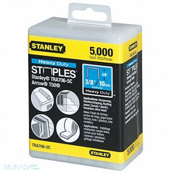 STANLEY 3/8 IN HD STAPLES 5000, 9JGW6