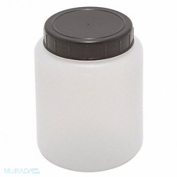 DYNALON Jar 500mL Plastic Wide PK10, 9JUP2