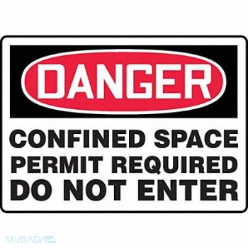 ACCUFORM Danger Sign 7X10 R and BK/Wht Eng, 773G12