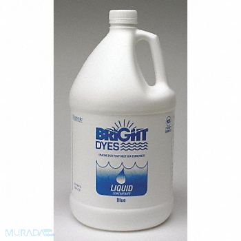 BRIGHT DYES Dye Tracer Liquid Blue 1 Gallon, 9JY17
