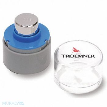 TROEMNER Weight Cylinder 100g 316 SS Class 1, 9JZM8