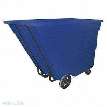 GRAINGER APPROVED Tilt Truck Medium-Duty 1-3/4 cu yd Blue, 9K310