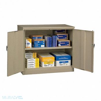 TENNSCO Shelving Cabinet 42 H 48 W Sand, 9KCZ7