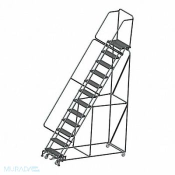 BALLYMORE Lockstep Rolling Ladder Steel 120 In.H, 9KD09