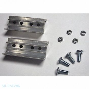 MAGLINER Mounting Bracket Aluminum Silver PK2, 9KEJ8
