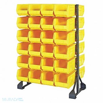 QUANTUM STORAGE SYSTEMS E1537 BinRailFlrRck 20inx54inx36in LdCp 133lb, 9KH57