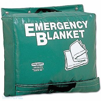 GRAINGER APPROVED Emergency Blanket Green 70 in x 82 in, 9KYD5