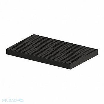 GRAINGER APPROVED Stackable Platform Black 24 x36, 9KZF0