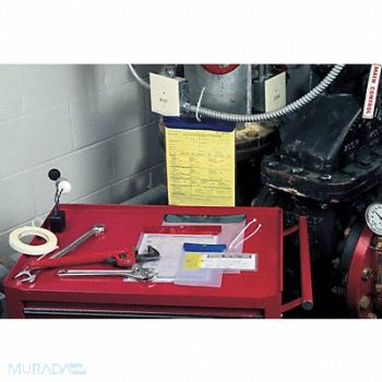 BAW PLASTICS Env 12 x 9 In Yel Vinyl PK10, 9WXD4