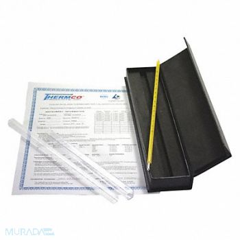 THERMCO Liquid In Glass Thermometer -1 to 201C, 9LAG0