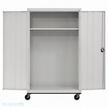 SANDUSKY Storage Cabinet 72 x46 x24 DvGry 1Shlv, 9LAX2