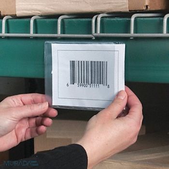 HOL-DEX Label Holder Clear Matte Slide-In PK50, 9LC62