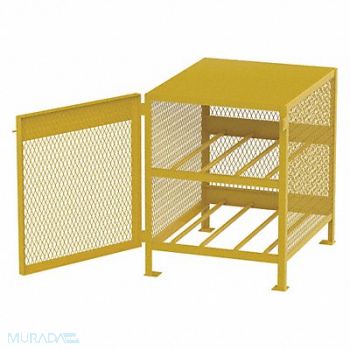 JAMCO Gas Cylinder Cabinet 33x40 Capacity 4, 9LCD5