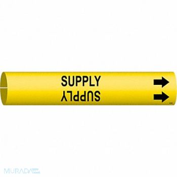 BRADY Pipe Marker Supply 7/8 in H 7/8 in W, 9LCU7