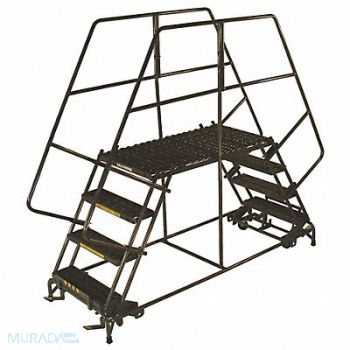 BALLYMORE Rolling Work Platform Steel Dual 70 In.H, 9HU68