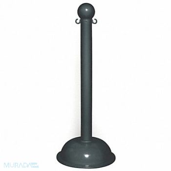 MR. CHAIN E1219 Heavy Duty Stanchion 41 in H Black PK4, 9LEH8