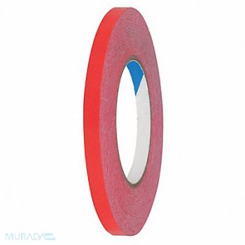 GRAINGER APPROVED Bag Sealing Tape Red 3/8 in W 180 yd L, 9LHM5