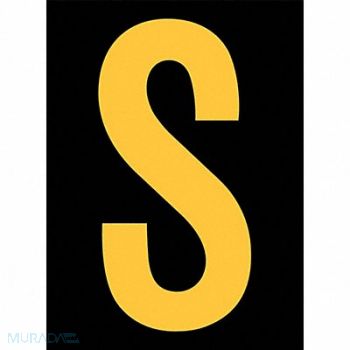 STRANCO INC Reflective Letter Label S 2-1/2in H PK25, 9LHR5
