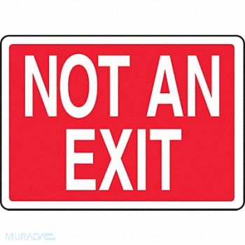 ACCUFORM Exit Sign Not An Exit 10 X14, 773C39